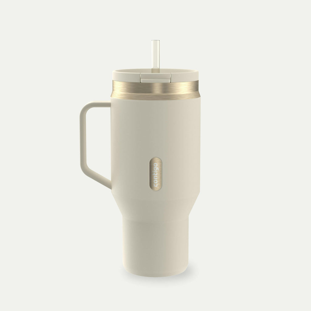 30 oz SnapSeal™ Tumbler (w/ Straw & Handle)