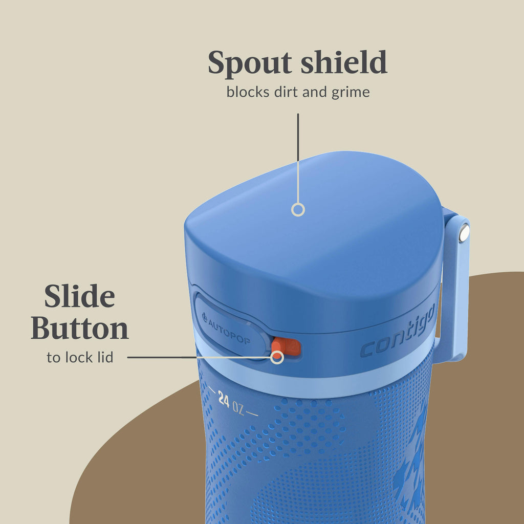 Contigo® x Ally Love Jackson Chill 2.0 Stainless Steel Water Bottle with AUTOPOP® Lid, 24oz