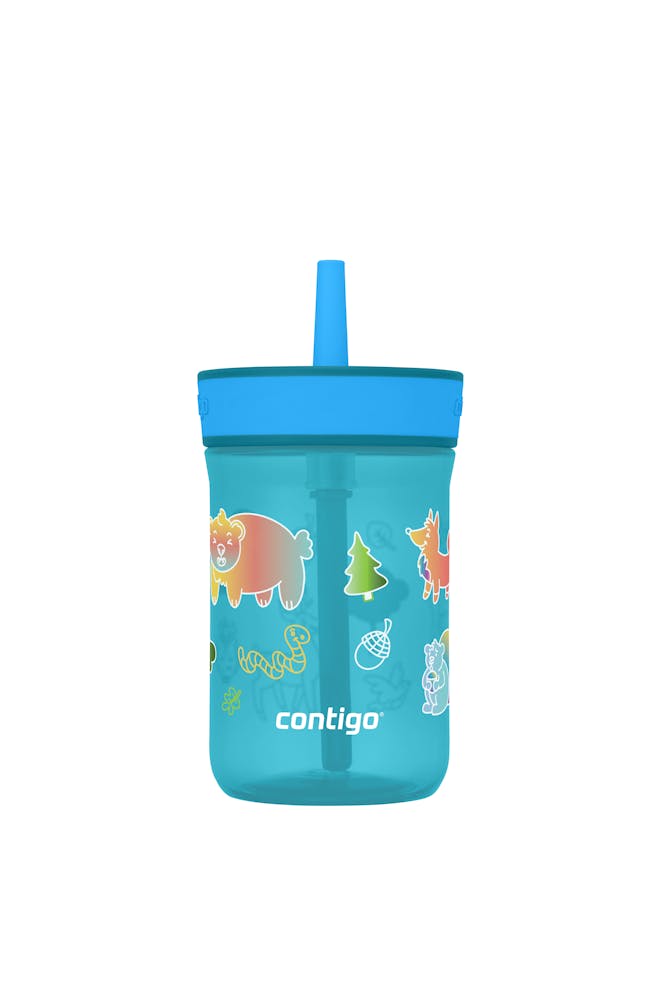 Kids’ Leighton Straw Tumbler with Spill-Proof Leak-Proof Lid, 14oz